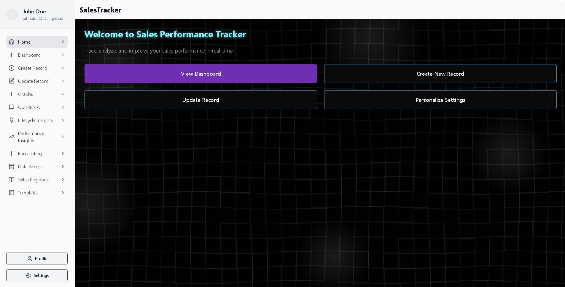 Sales Tracker